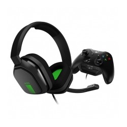 Diadema Astro A10 + MixAmp™, Verde Gris, Alámbrico, 3.5mm, Xbox One (Logitech) - 939-001591