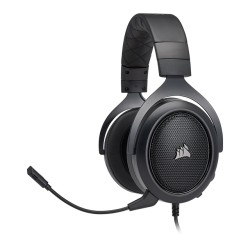 Diadema Corsair HS60 PRO Carbon, Alámbrico, USB, 3.5mm, PC, PS4, Xbox One, Nintendo Switch, Mobile Devices, 7.1 Surround - CA-90