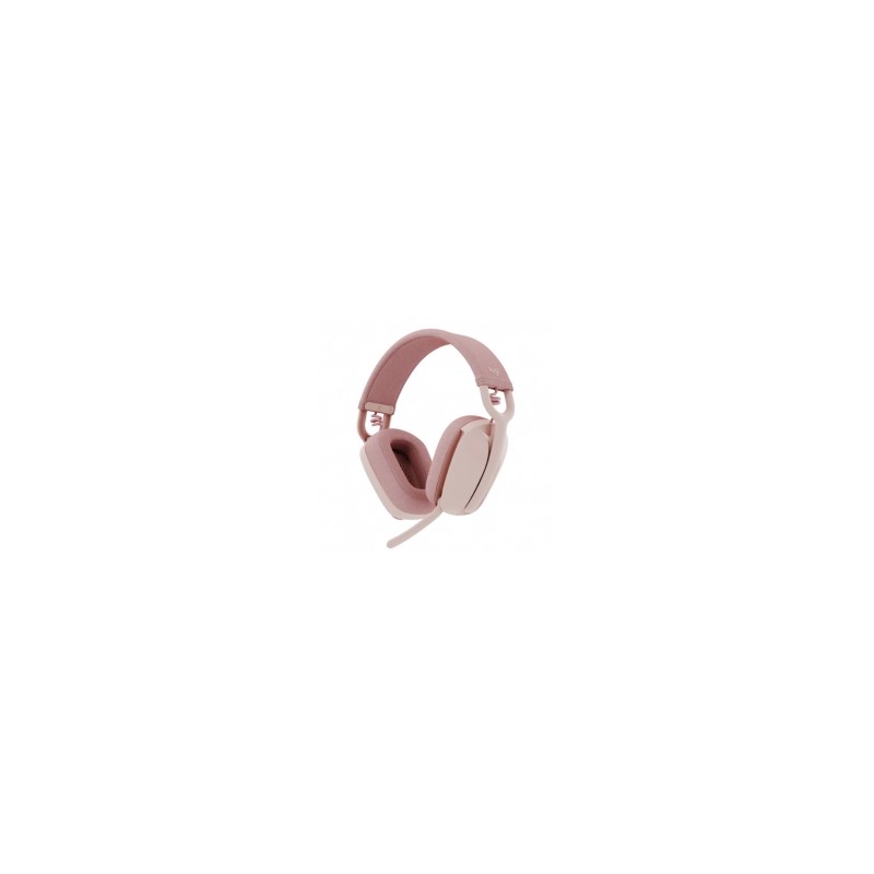 Diadema Logitech Zone Vibe 100 Rosa Inlámbrico Bluetooth 5.2 - 981-001223