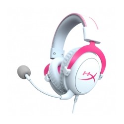 Diadema HyperX Cloud ll Pink, Alámbrico / USB / 3.5mm / PC / Nintendo Switch / Xbox / PS5 / 7.1 surround - 4P5E0AA