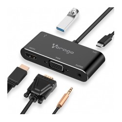 Adaptador Vorago Tipo C 5 en 1 - ADP-350