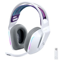 Diadema Logitech G733 Lightspeed Inalámbrico Blanco, RGB Lightsync, USB, PC, PS4, 7.1 Surround - 981-000882