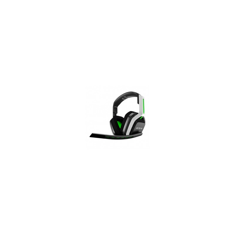 Diadema Astro A20 Wireless Gen 2 Headset, Blanco-Verde, Inalámbrico, USB, Xbox One / Series X|S / PC / MAC