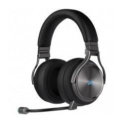 Diadema Corsair Virtuoso SE Gunmetal Wireless RGB, Inalámbrico, 7.1 Surround / USB / USB-C / 3.5mm / PC / Nintendo Switch / Xbox