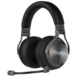 Diadema Corsair Virtuoso SE Gunmetal Wireless RGB, Inalámbrico, 7.1 Surround / USB / USB-C / 3.5mm / PC / Nintendo Switch / Xbox