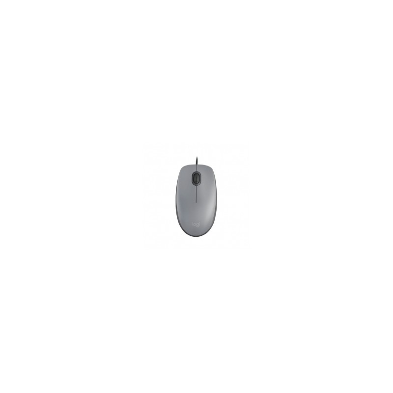 Mouse Logitech M110 Silent Gray, Alámbrico, 3 Botones, 1,000 DPI - 910-005494