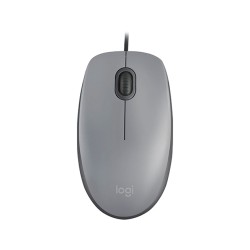 Mouse Logitech M110 Silent Gray, Alámbrico, 3 Botones, 1,000 DPI - 910-005494