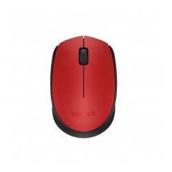 Mouse Logitech M170 Rojo, Inalámbrico, 3 Botones, 1,000 DPI - 910-004941