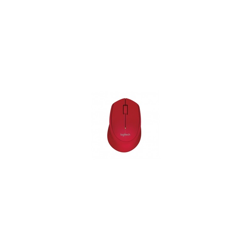 Mouse Logitech M280 Rojo, Inalámbrico - 910-004286