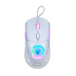 Mouse GameFactor MOG530, Alámbrico, RGB, 12,000 DPI, Pixart 3327, Blanco - MOG530-WH