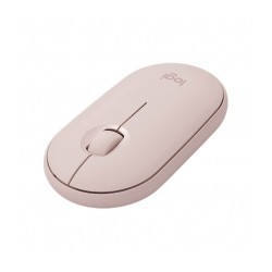Mouse Logitech Pebble M350 Rose, Inalámbrico, 3 Botones, 1,000 DPI - 910-005769