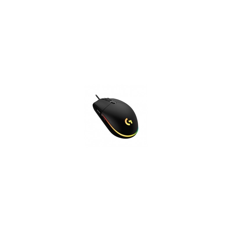 Mouse Logitech G203 Lightsync Negro, Alámbrico, 8,000 DPI - 910-005793