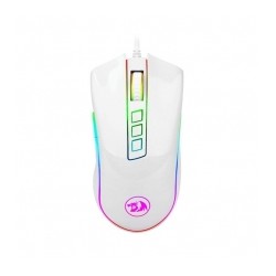 Mouse Gamer Redragon Cobra White M711W RGB, Alámbrico, 10,000 DPI, 8 Botones Progamables, Pixart P3325 óptico