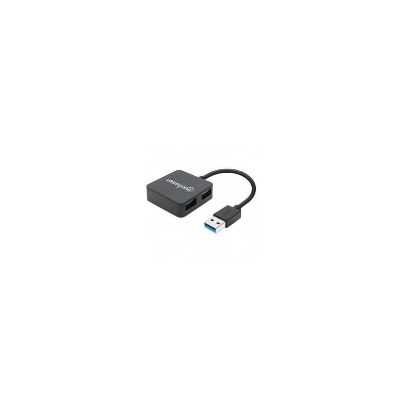 Hub Manhattan USB 3.0 de SuperVelocidad con 4 puertos - 162296