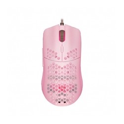 Mouse GameFactor MOG601-PK | Rosa | Ultralight | Alámbrico | RGB | 16,000 DPI | PIXART 3389 | 7 Botones