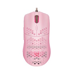 Mouse GameFactor MOG601-PK | Rosa | Ultralight | Alámbrico | RGB | 16,000 DPI | PIXART 3389 | 7 Botones