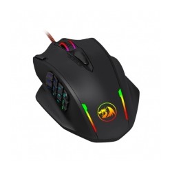 Mouse Gamer Redragon Impact M908, Alámbrico, 12,400 DPI, 18 Botones Progamables, Pixart 3327 óptico