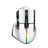 Mouse GameFactor MOG602-WH | Blanco | Alámbrico | RGB | 19,000 DPI | PIXART 3370 | 8 Botones - MOG602-WH