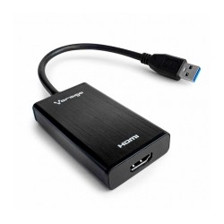 Adaptador Vorago ADP-204, USB 3.0 a HDMI, Incluye un Puerto 3.5mm - ADP-204