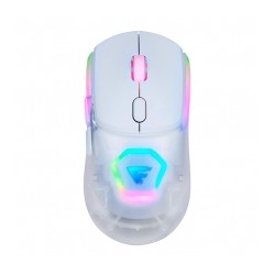 Mouse GameFactor MOW700, Inalámbrico, RGB, 26,000 DPI, Pixart 3395, Blanco - MOW700-WH