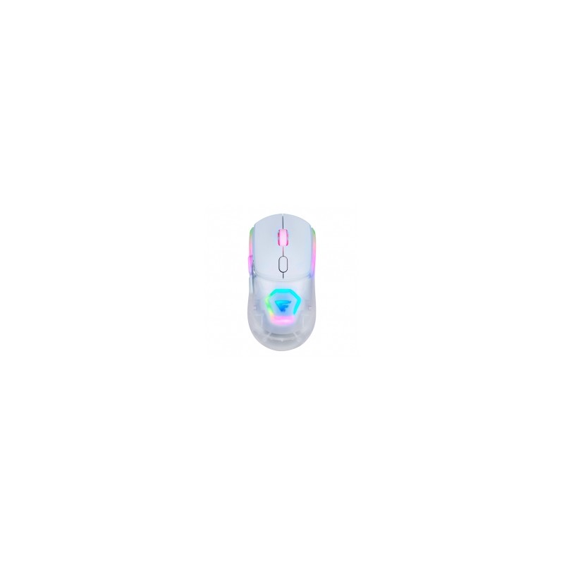 Mouse GameFactor MOW700, Inalámbrico, RGB, 26,000 DPI, Pixart 3395, Blanco - MOW700-WH