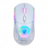 Mouse GameFactor MOW700, Inalámbrico, RGB, 26,000 DPI, Pixart 3395, Blanco - MOW700-WH