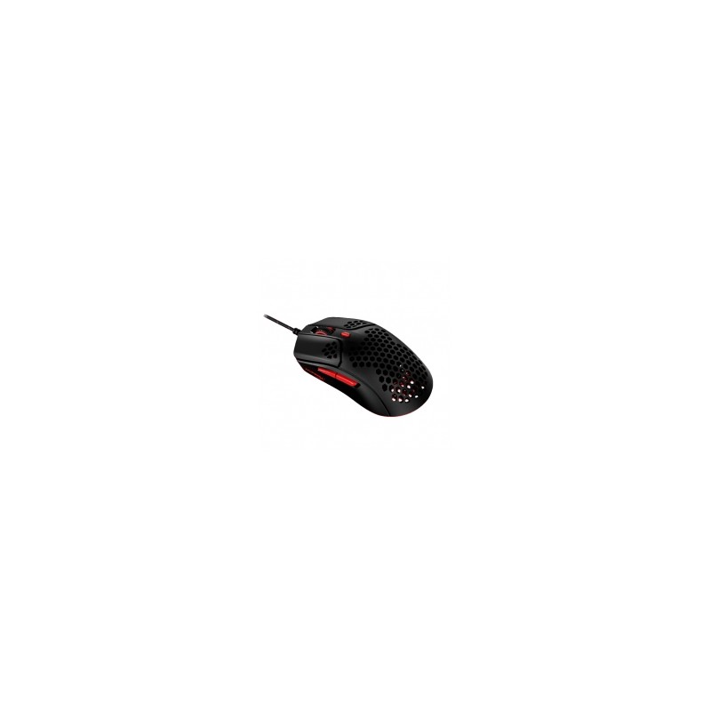 Mouse HyperX Pulsefire Haste Negro Rojo, Alámbrico, 6 Botones, Pixart 3335, 16,000 DPI - 4P5E3AA