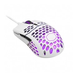 Mouse Gamer Cooler Master MM711 RGB Blanco, Alámbrico, 6 Botones, Pixart 3389, 16,000 DPI - MM-711-WWOL1