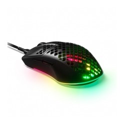 Mouse Steelseries Aerox 3, Negro , Alámbrico, Ultra Ligero, 8,500 DPI Óptico, Proteccion Contra el Agua IP54 - Aerox-3