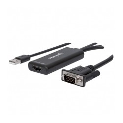 Adaptador de VGA y USB a HDMI Manhattan - 152426