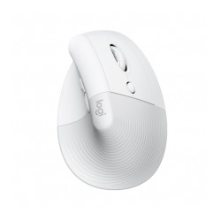 Mouse Logitech Lift | Ergonómico | Inalámbrico | Blanco | 6 Botones - 910-006469