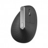Mouse Ergonomico Logitech MX Vertical, 4 Botones personalizables, USB-C, USB Unifying, Bluetooth - 910-005447