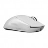 Mouse Logitech G PRO X Superlight Blanco, Lightspeed, Ultra Ligero, Inalámbrico, Sensor Hero 25K - 910-005941