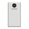 Power Bank Adata P20000QCD Blanco | 20000 mAh | Carga rapida | Hasta 3 dispositivos a la vez -  AP20000QCD-DGT-CWH