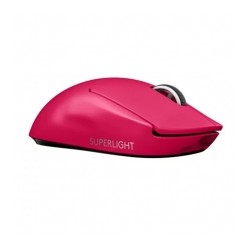 Mouse Logitech G PRO X Superlight Magenta, Lightspeed, Ultra Ligero, Inalámbrico, Sensor Hero 25K - 910-005955