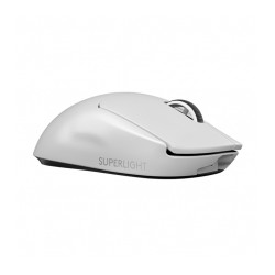 Mouse Logitech G PRO X Superlight 2 Blanco, Lightspeed, Lightforce, Ultra Ligero, Inalámbrico, Sensor Hero 35K - 910-006637