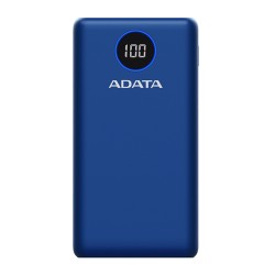 Power Bank Adata P20000QCD Azul | 20000 mAh | Carga rapida | Hasta 3 dispositivos a la vez - AP20000QCD-DGT-CDB