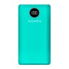 Power Bank Adata P20000QCD Verde, 20000 mAh, Carga rapida, Hasta 3 dispositivos a la vez - AP20000QCD-DGT-CGN