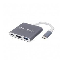 Adaptador Naceb Tipo C | HDMI | USB 3.0 | PD - NA-0111