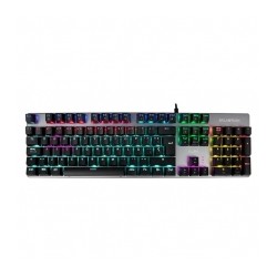 Teclado Gamer BalamRush Alba KG745, Mecanico, Tecla Azul, RGB, Anti Ghosting, USB, Teclas Programables - BR-929653