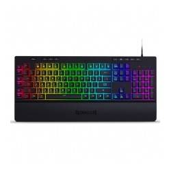 Teclado Gamer de Membrana Redragon Shiva K512RGB-SP, Macros personalizables, Reposa muñecas, Español