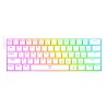 Teclado Gamer Mecánico 60% Redragon Dragonborn K630W-RGB RD, Blanco, Switches Redragon Red