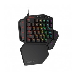 Teclado Mecanico Redragon DITI One-Handed K585RGB, Switches Redragon Brown, Macros personalizables, Reposa muñecas, Ingles - 880