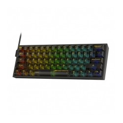 Teclado Gamer Mecanico Redragon Fizz RGB, Switches Red, Alámbrico, Iluminación LED RGB, Inglés - K617CTB-RGB