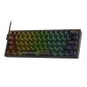 Teclado Gamer Mecanico Redragon Fizz RGB, Switches Red, Alámbrico, Iluminación LED RGB, Inglés - K617CTB-RGB