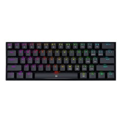 Teclado Gamer Mecanico 60% Redragon Dragonborn K630RGB Black, Switches Redragon Blue