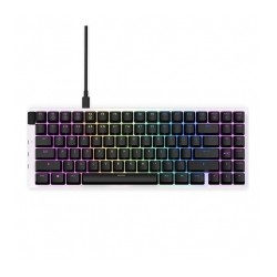 Teclado Mecánico Modular NZXT Function Mini TKL Blanco, Switches Gateron Red, RGB, Hot Swap, USB C, Ingles - KB-175US-WR