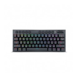 Teclado Gamer Mecanico Redragon Horus Mini RGB Black, Switches Red Ultra Low Profile, Alámbrico, Iluminación RGB, Inglés - K618-