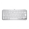 Teclado Logitech MX Keys Mini, Español, Inalámbrico, Gris Palido - 920-010477