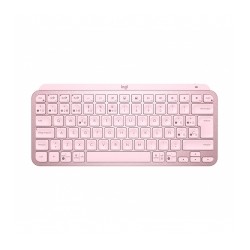 Teclado Logitech MX Keys Mini, Español, Inalámbrico, Rosado - 920-010478